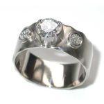 14K palladium white gold, diamonds PASH Jewellery Design, Gillian E. Batcher
