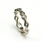 14K palladium white gold, diamonds PASH Jewellery Design, Gillian E. Batcher