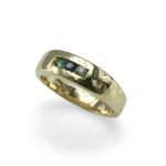 14K yellow gold, aquamarine, blue sapphire, blue zircon PASH Jewellery Design, Gillian E. Batcher