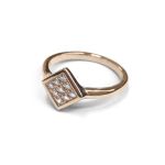 14K yellow gold, diamonds PASH Jewellery Design, Gillian E. Batcher