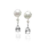 pearls, pear optix white topaz, white sapphires PASH Jewellery Design, Gillian E. Batcher