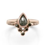 14K rose gold, black diamonds PASH Jewellery Design, Gillian E. Batcher