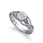 14K palladium white gold, diamond PASH Jewellery Design, Gillian E. Batcher